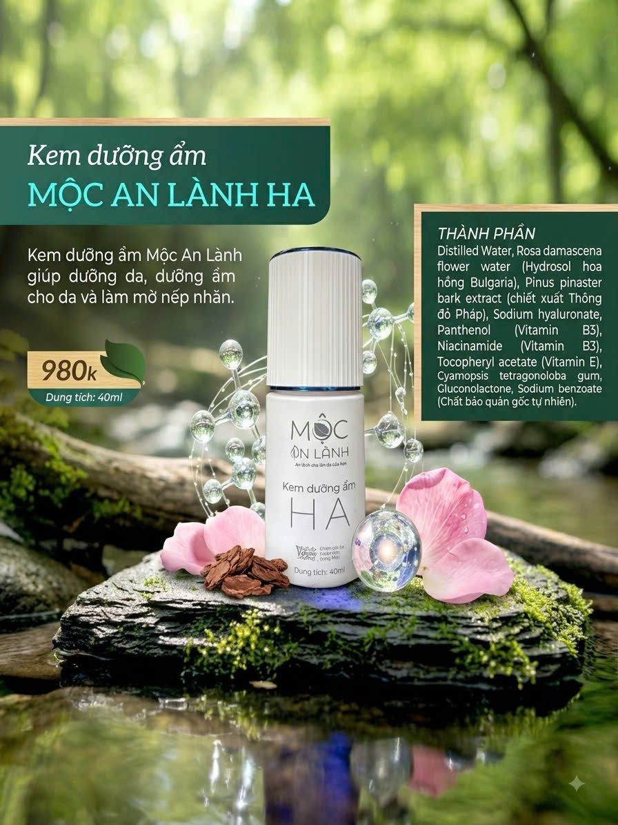 Kem dưỡng ẩm Mộc An Lành HA